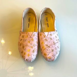 Toms Women’s Alpargata Birch Foil Bumble Bees